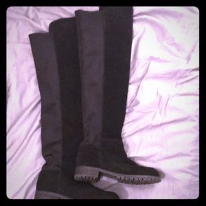 Urban Outfitters Vagabond Over Knee Suede boots